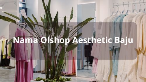 Nama Olshop Aesthetic Baju